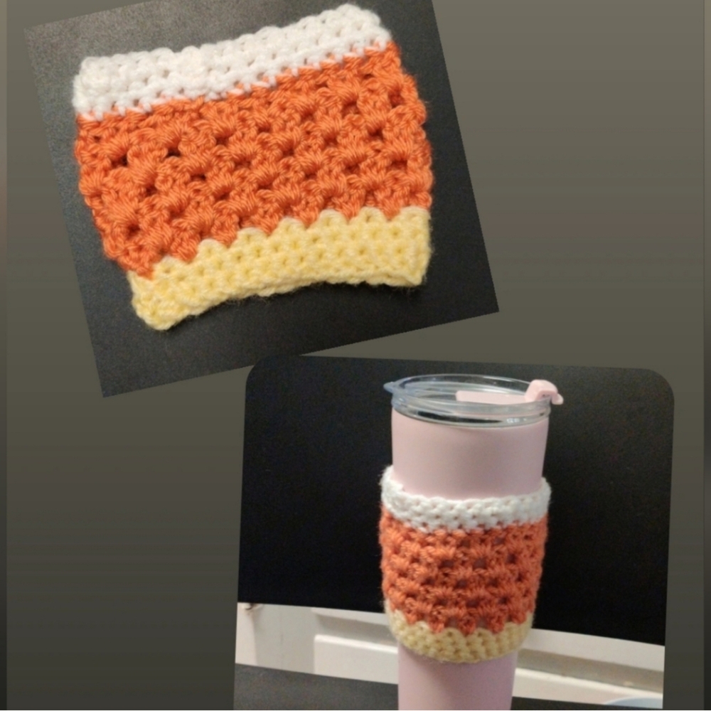Candy Corn Cup Cozie